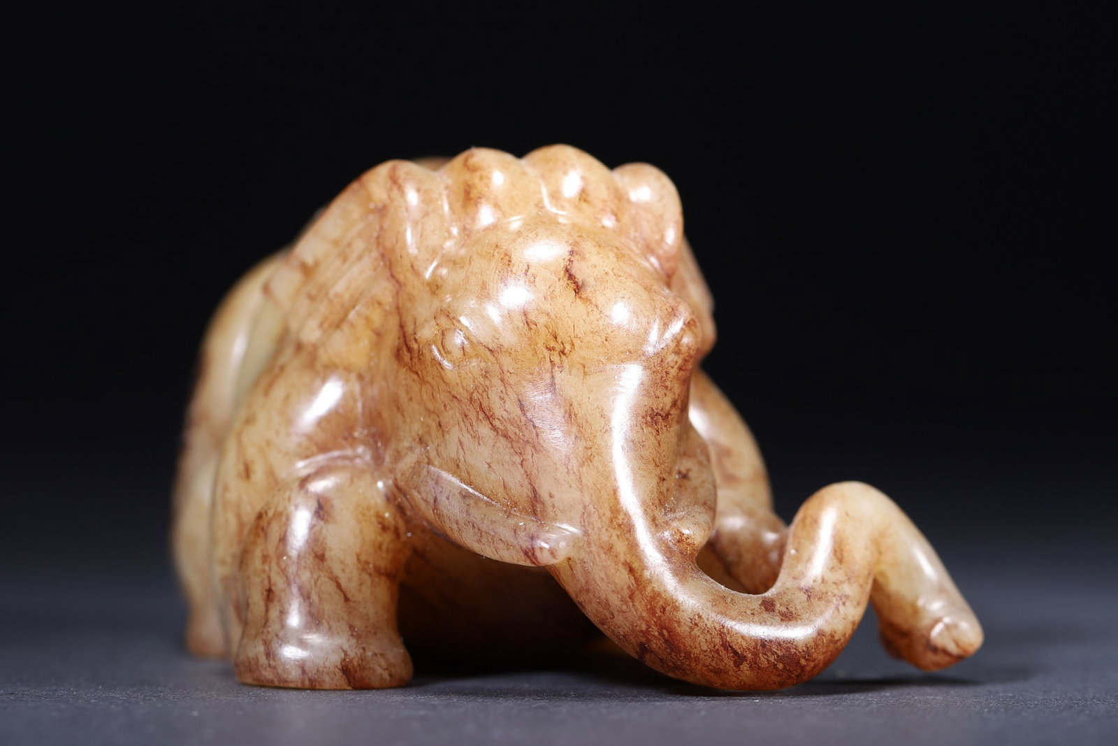 A Hetian Jade Recumbent Elephant, Han Dynasty - 4