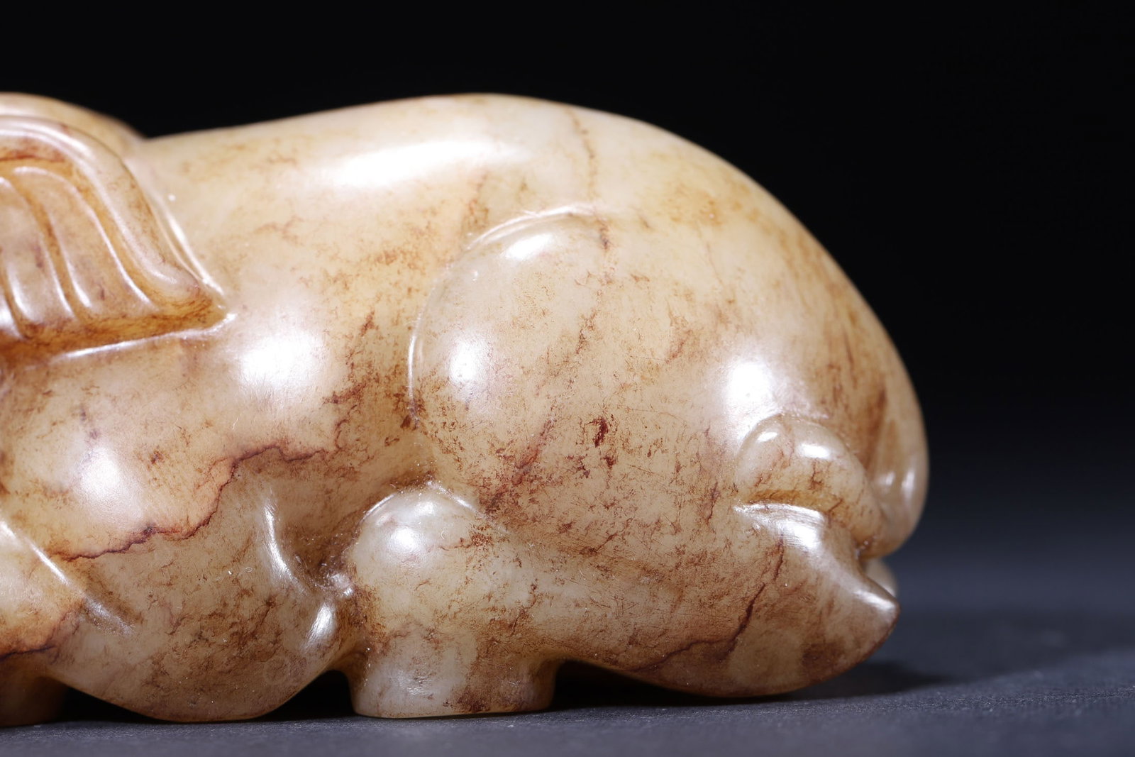 A Hetian Jade Recumbent Elephant, Han Dynasty - 6