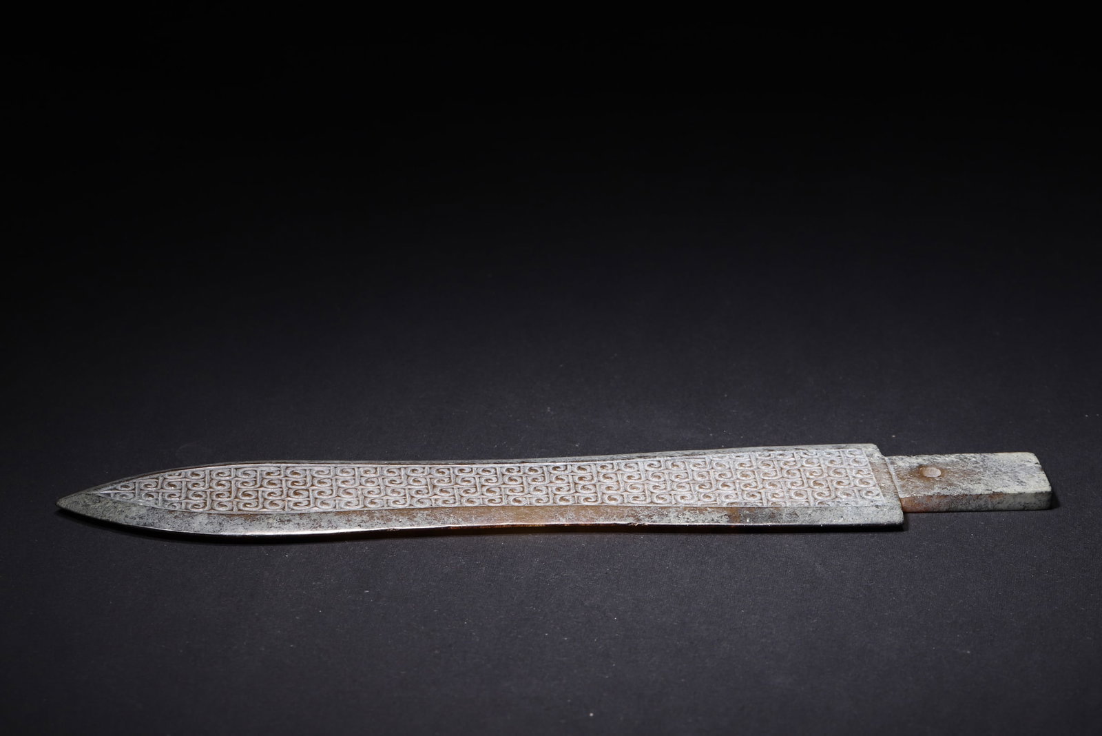 An Ancient Jade Ge with Whorl Pattern - Han Dynasty - 4