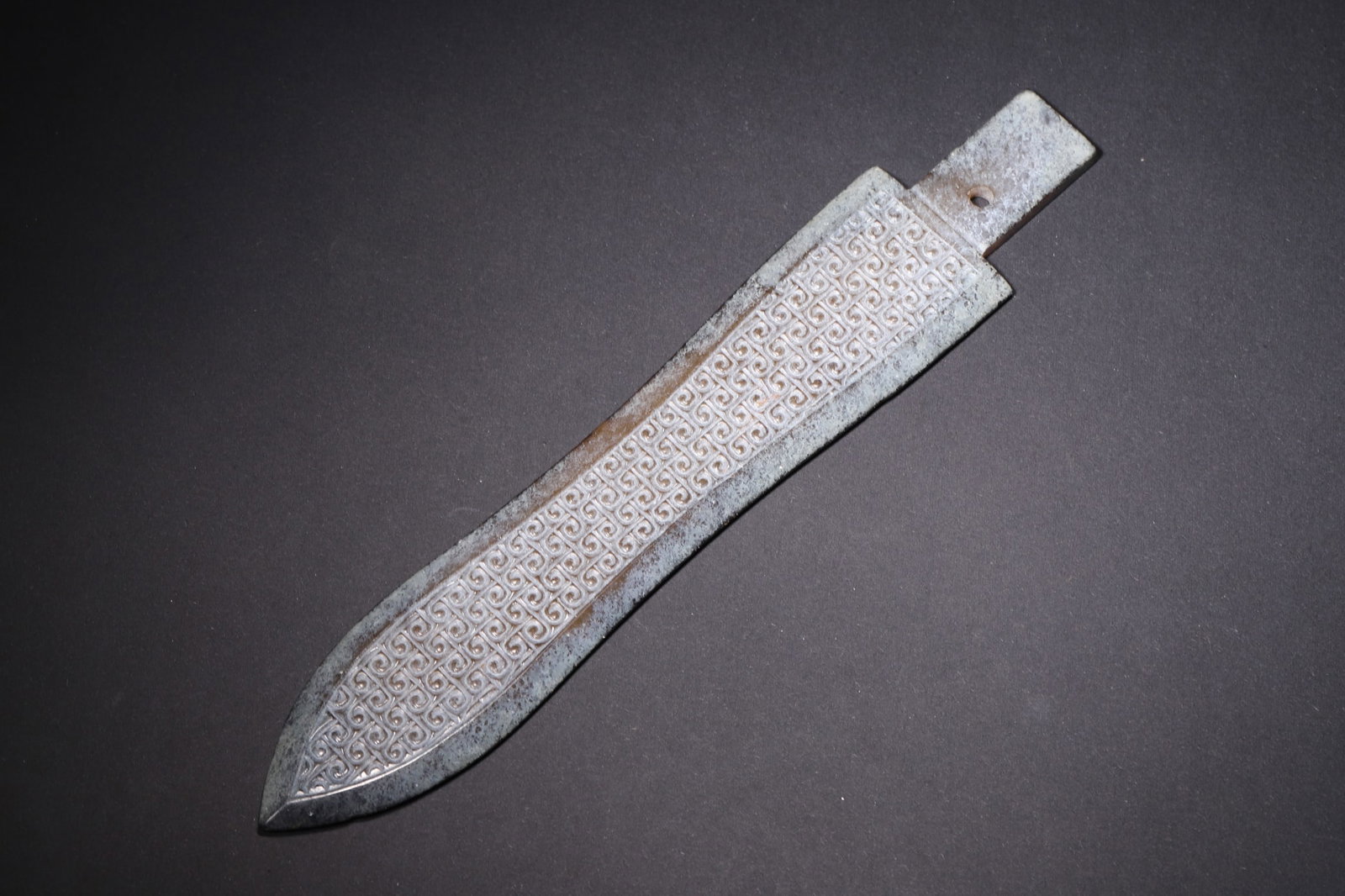 An Ancient Jade Ge with Whorl Pattern - Han Dynasty - 5