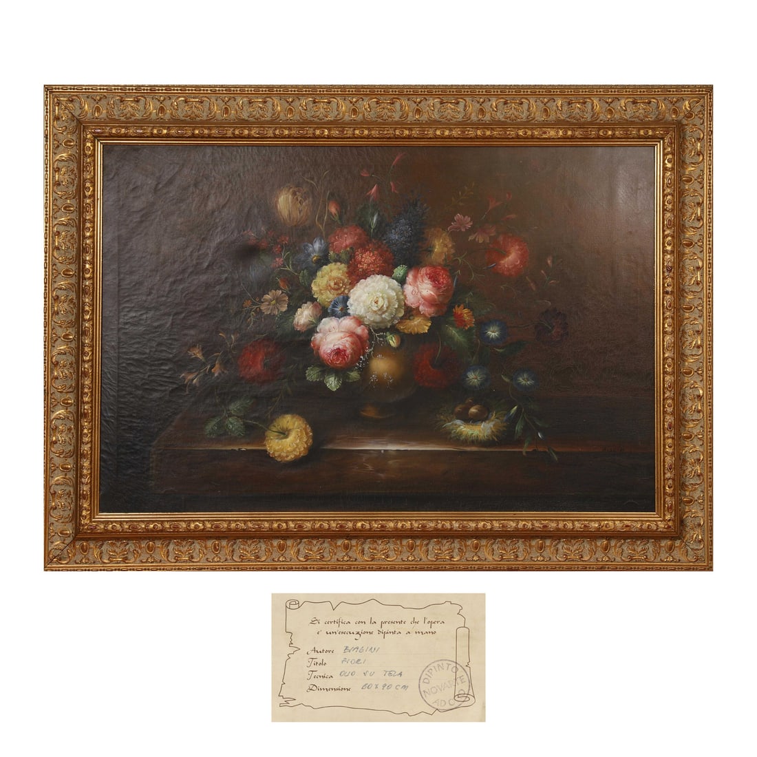 BIAGINI ,OLIO SU TELA,20th century, OIL ON CANVAS,Attributed to (1 of 11)