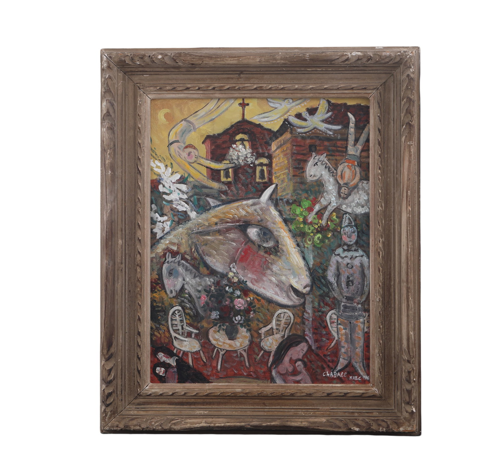 MARC CHAGALL (1887-1985), ATTRIBUTED TO, OIL PAINTING (1 of 6)