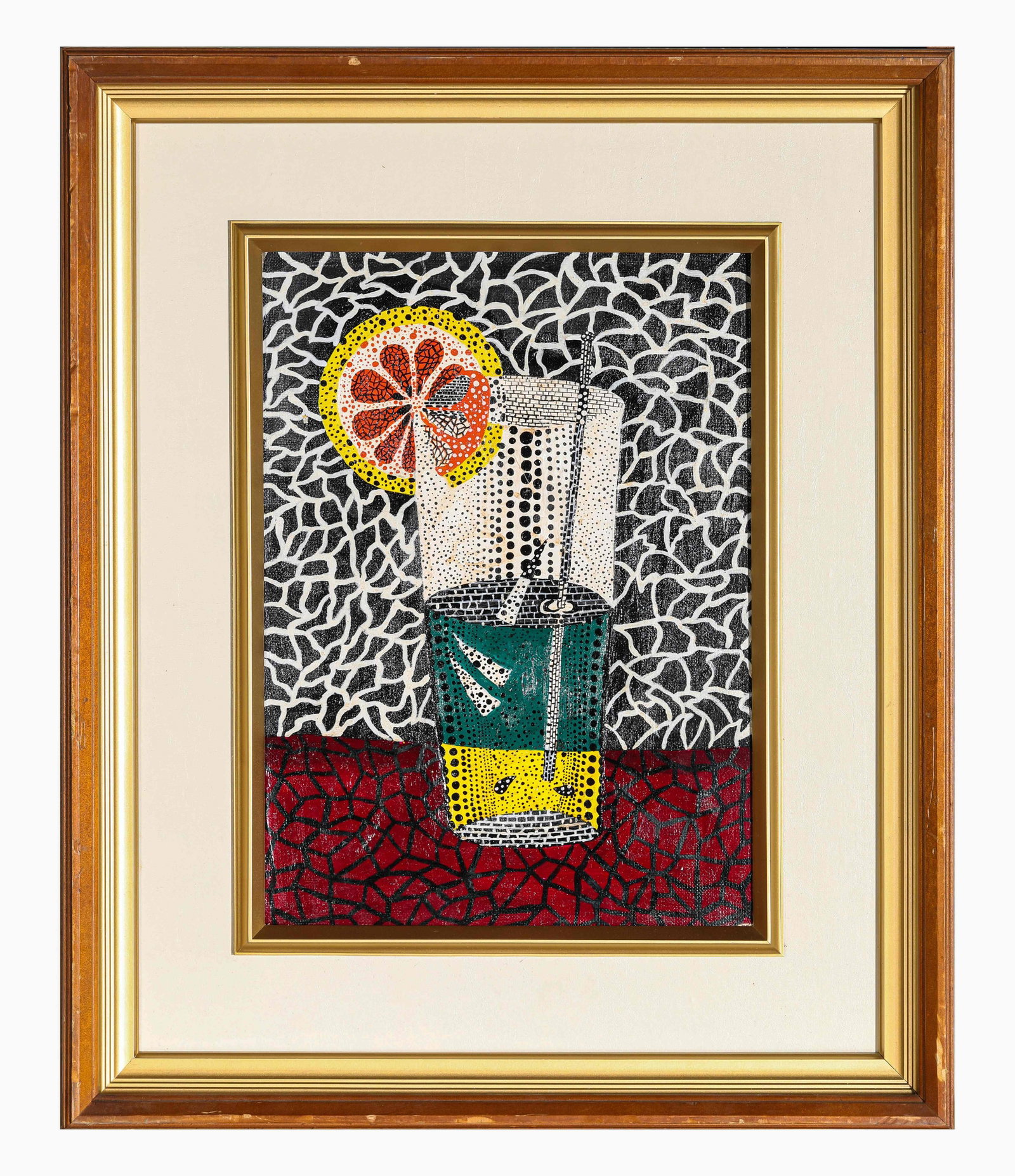 Yayoi Kusama (b. 1929), attributed to, Lemon Juice: Dimensions: Width: 24.0 cm (9.45 in) x Height: 33.0 cm (12.99 in). All measurements are approximate.