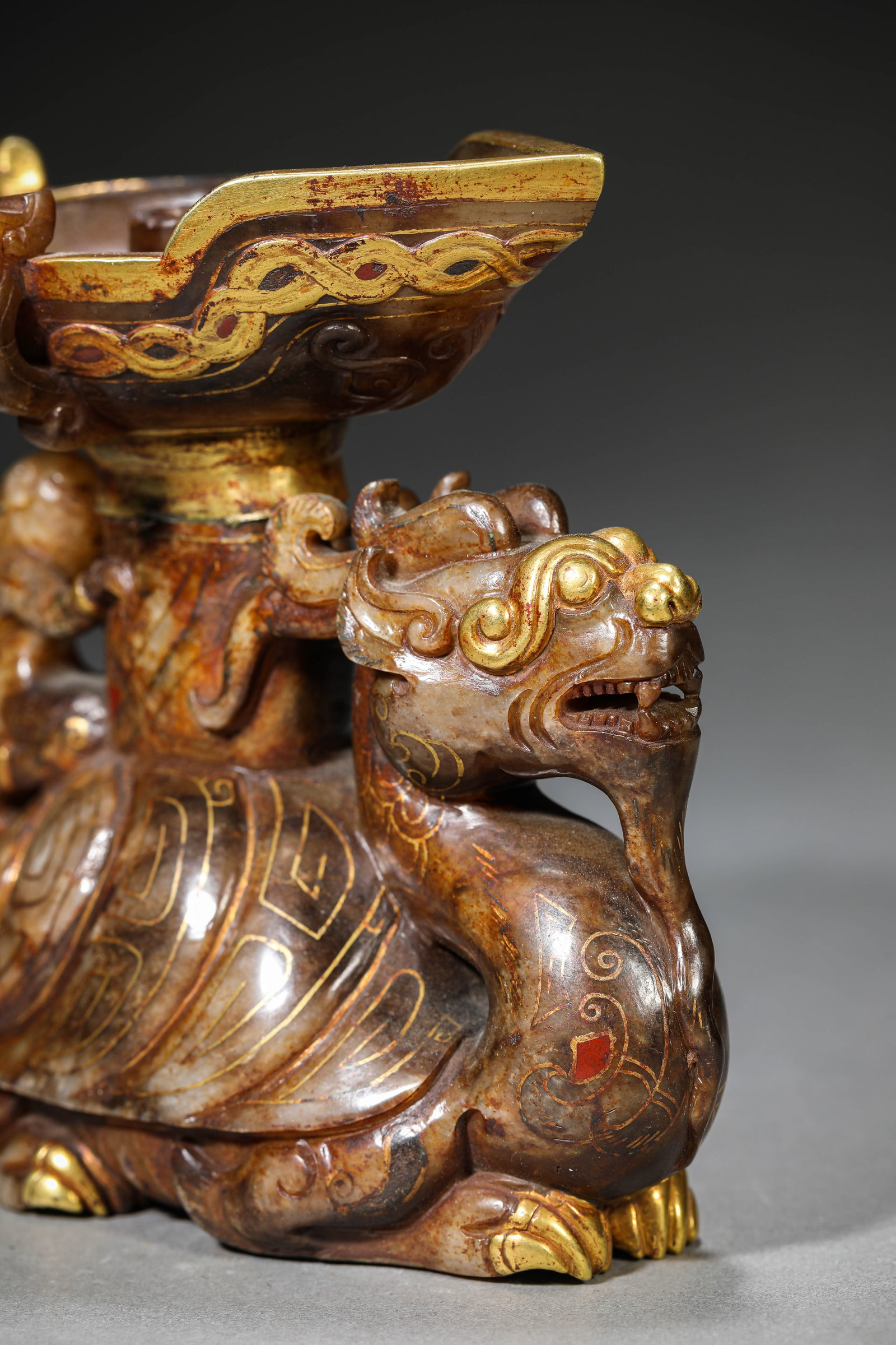 A Jade Candleholder - 3