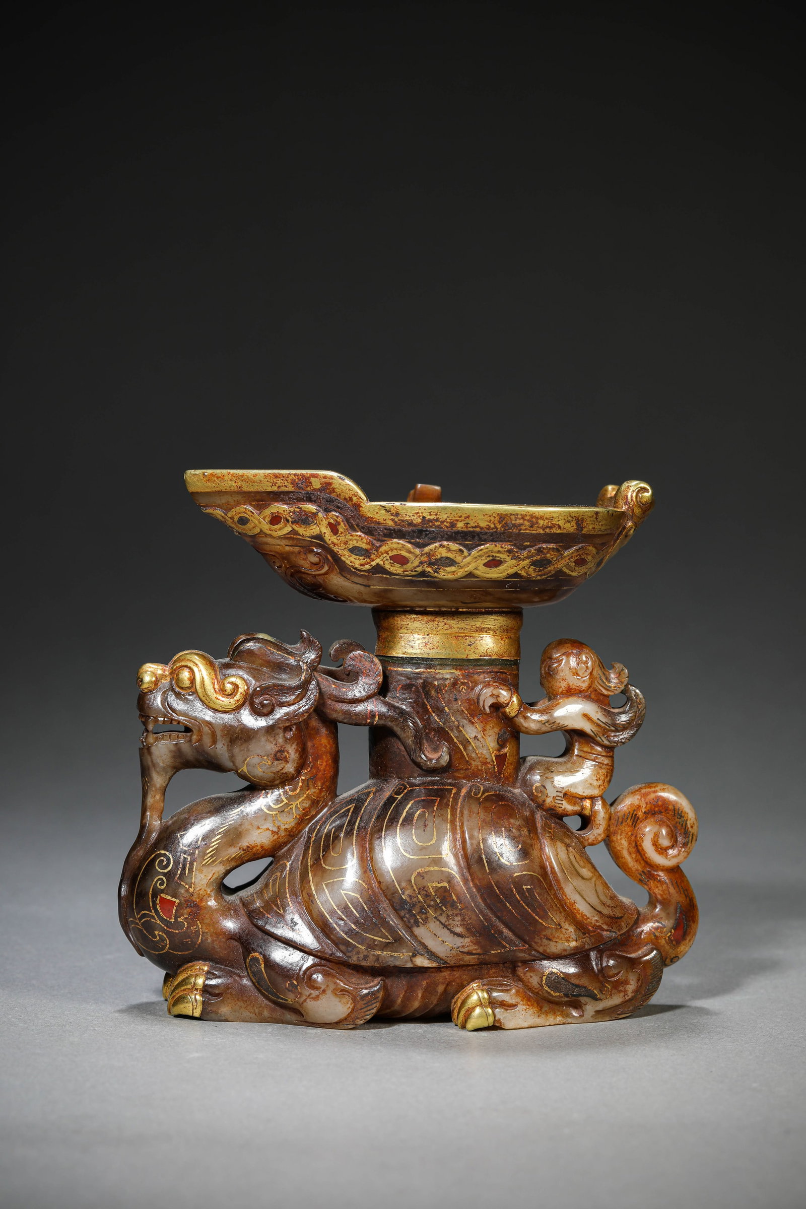 A Jade Candleholder - 4