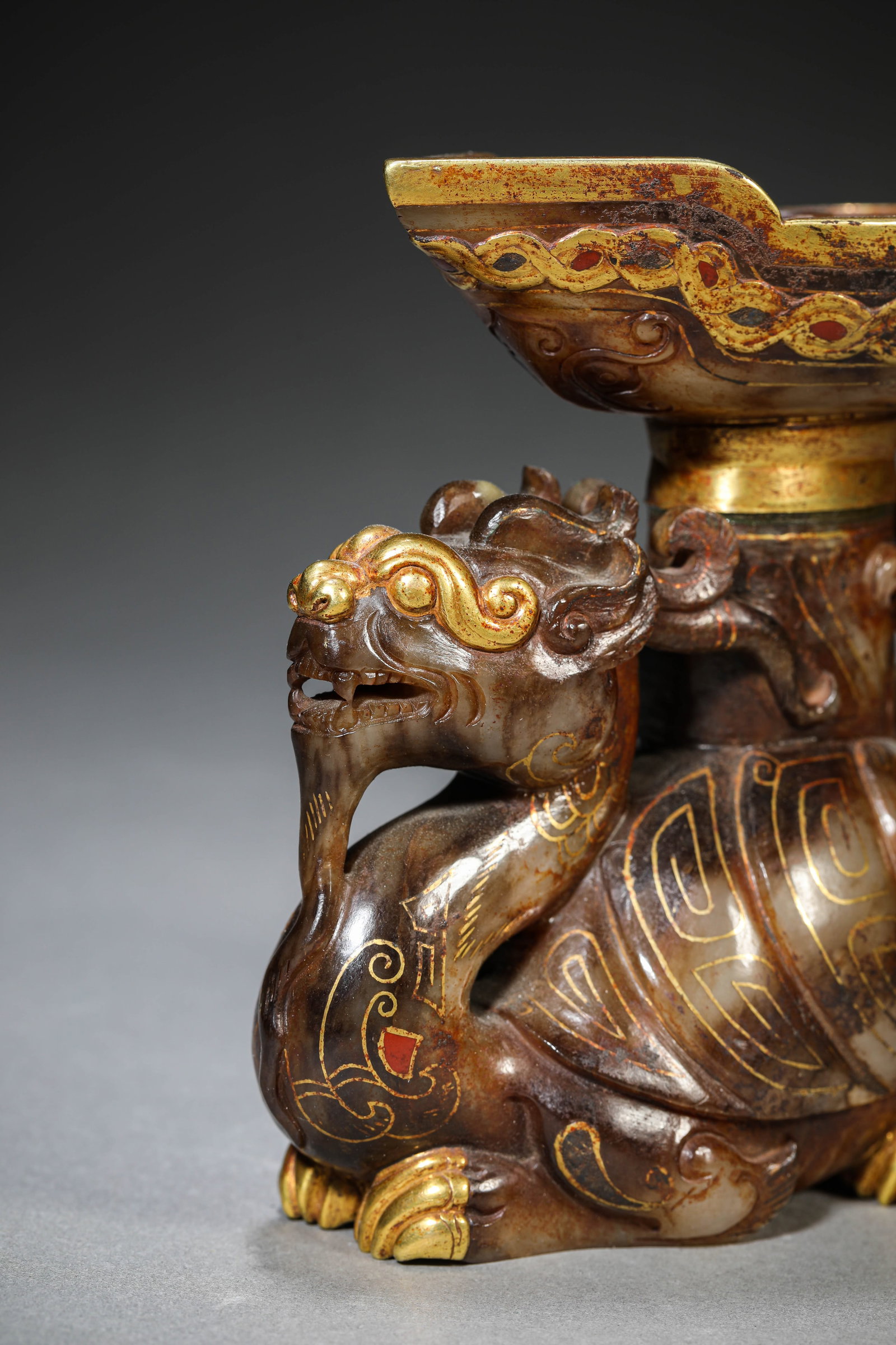 A Jade Candleholder - 5