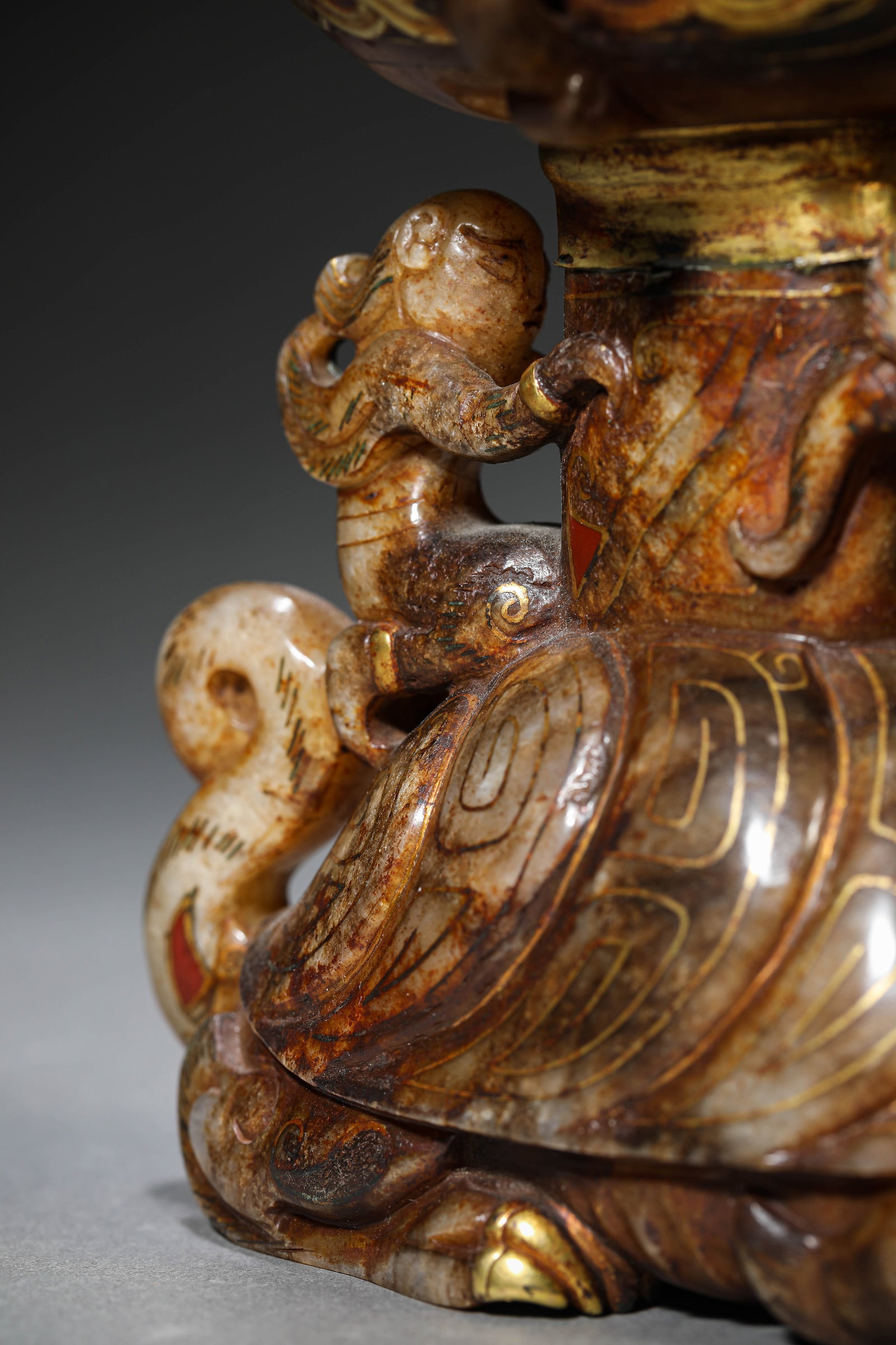 A Jade Candleholder - 6