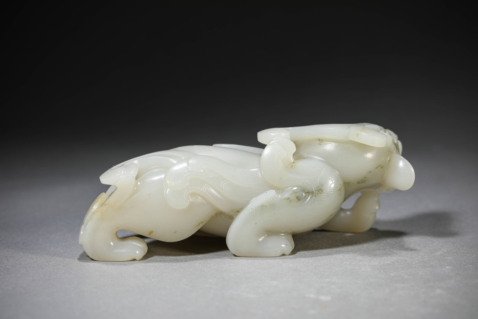 A Jade 'Auspicious Beast' - 4