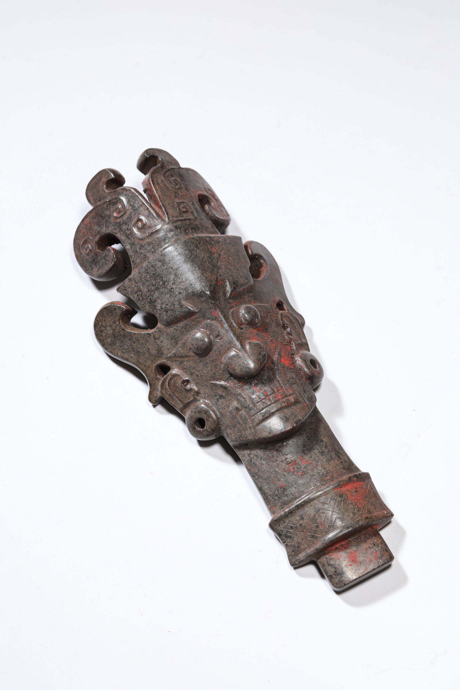 A Jade 'Ancestor Head' - 4