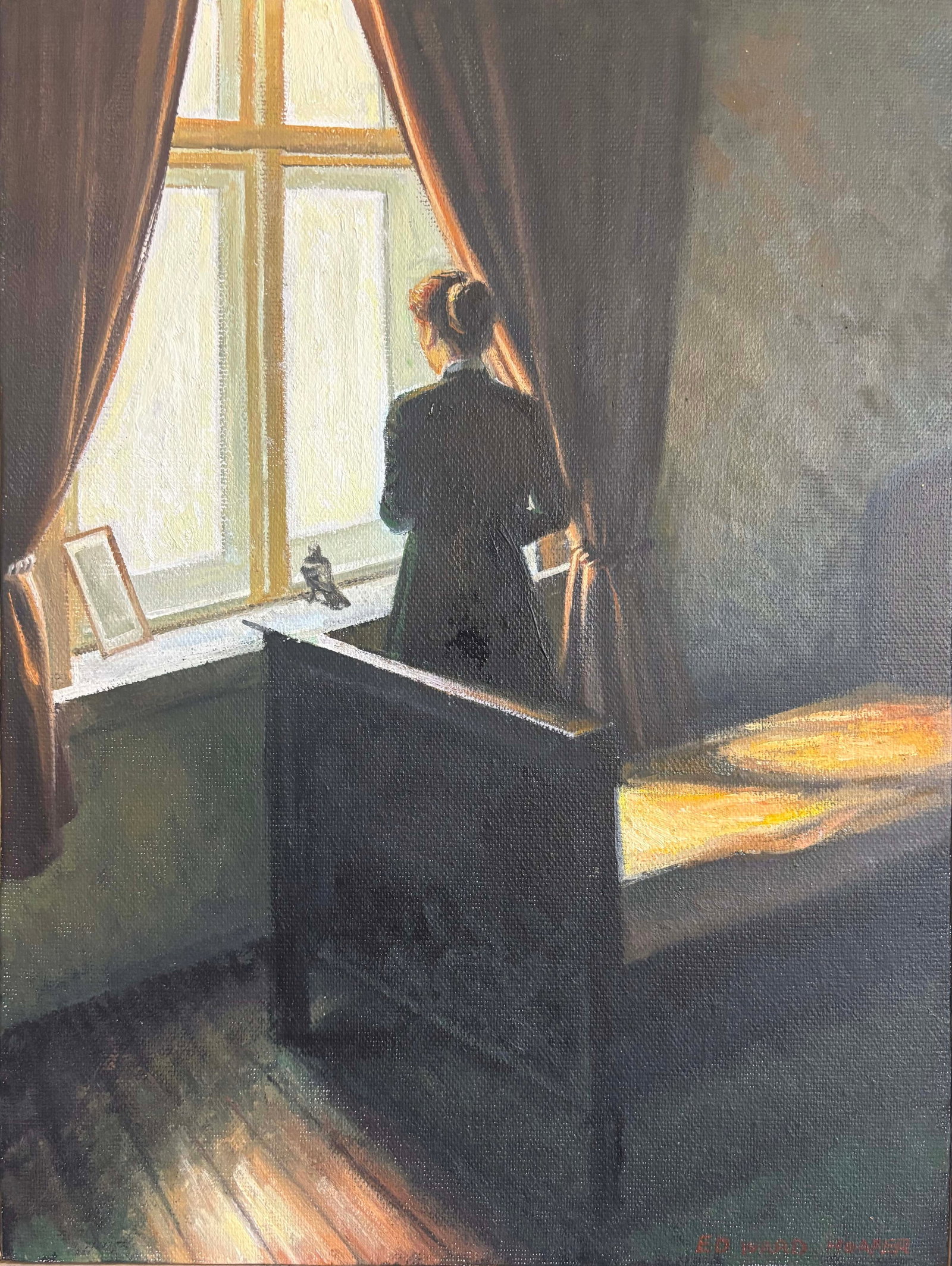 EDWARD HOPPER? AMERICA(1882-1967),ATTRIBUTED TO, OIL ON CANVAS (1 of 5)
