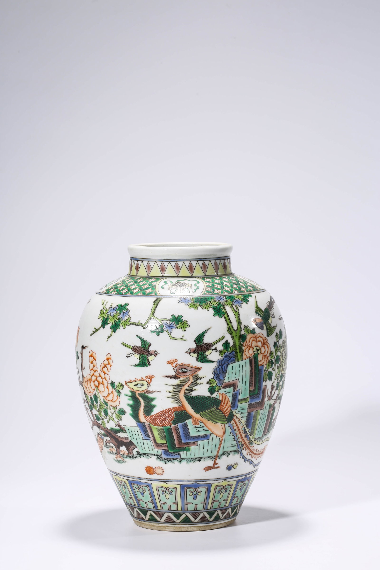 A Famille-Rose ??Flowers and Birds?? Jar (1 of 9)