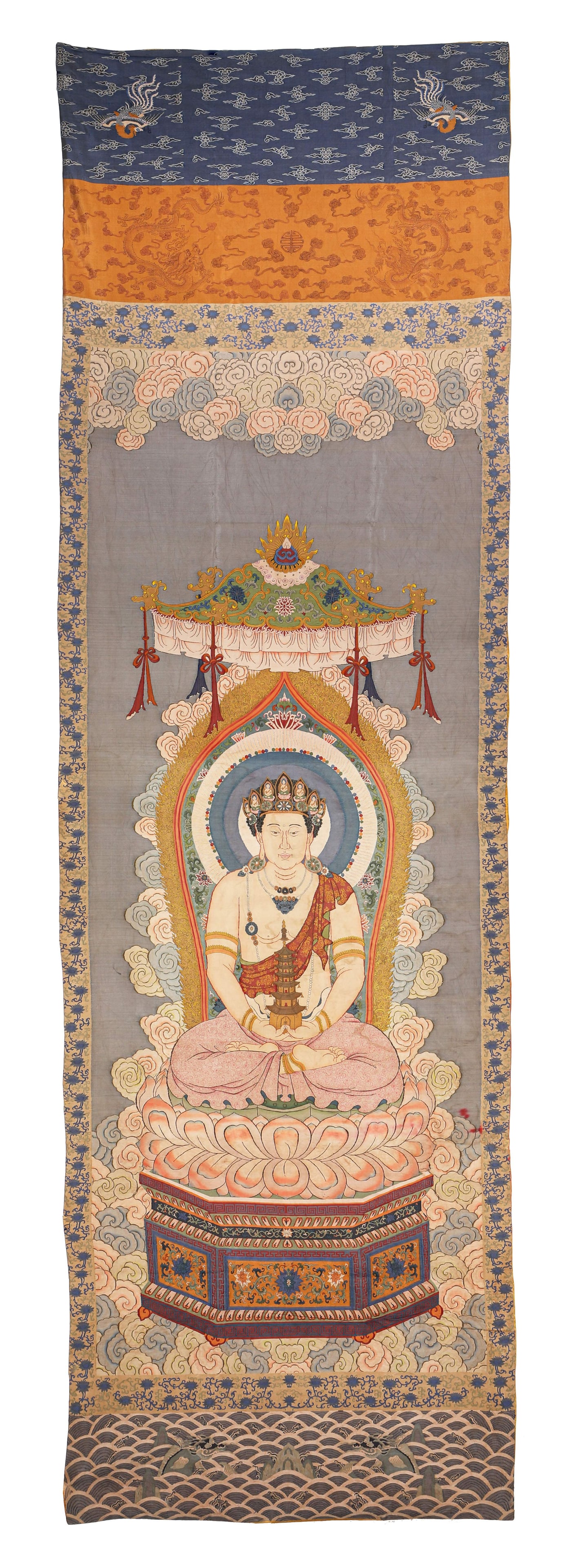 A Silk ??Kesi?? Tapestry of Buddha (1 of 6)