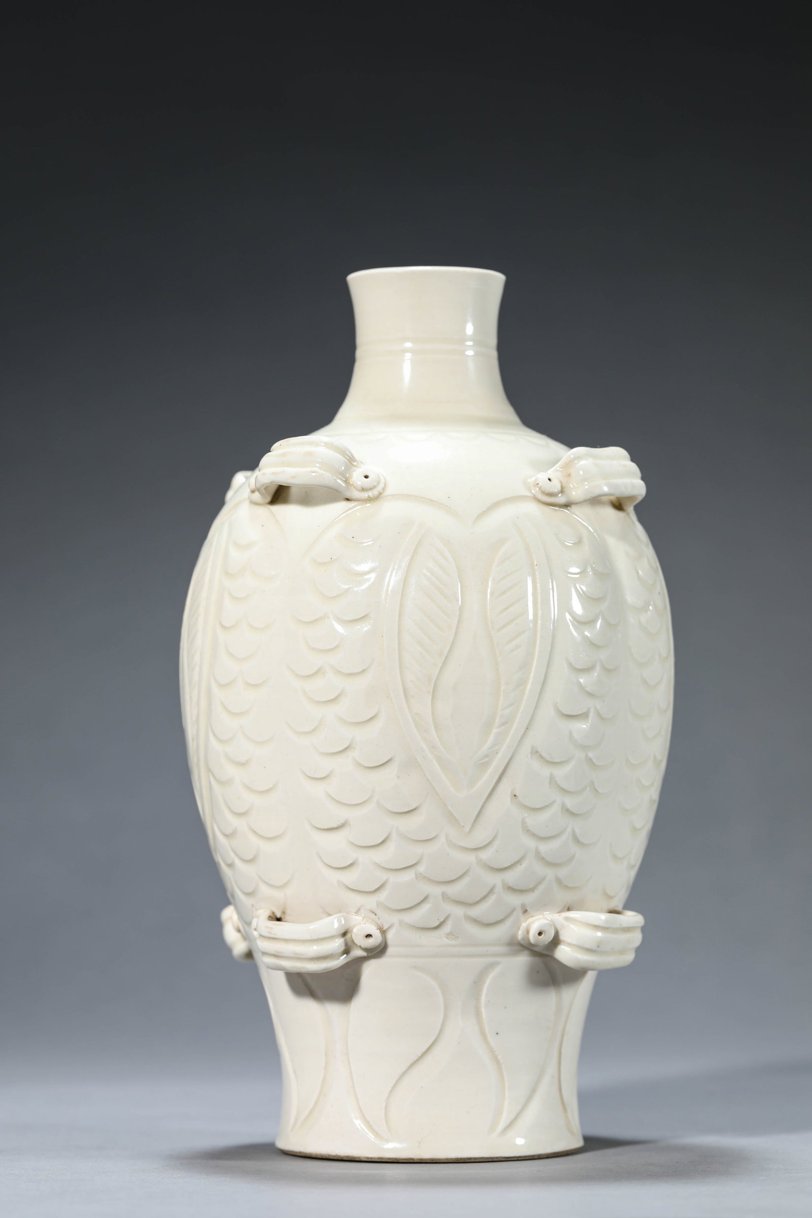 A Ding-Type 'Perforated Strap-Handled' 'Double Fish' Vase - 5