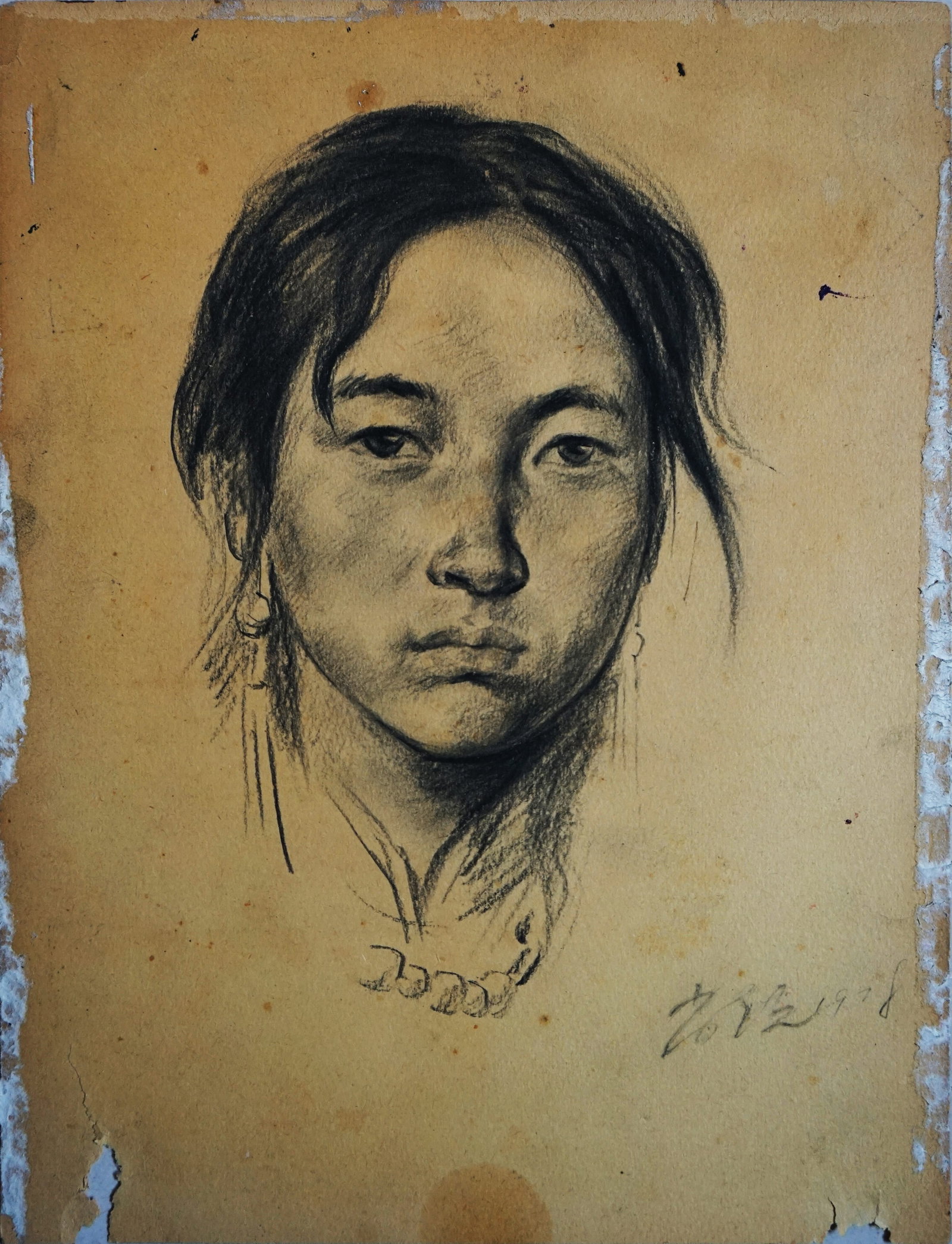 Jin Shangyi (b. 1934), attributed to, Figure Sketch (1 of 5)