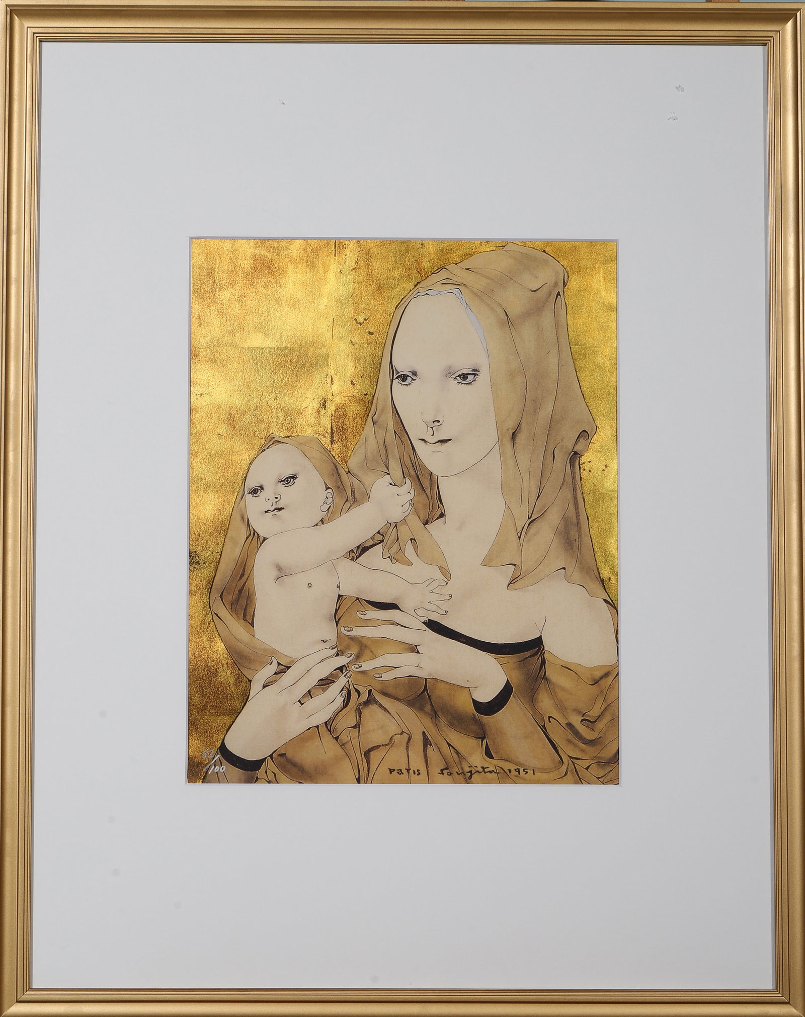 L??onard Tsuguharu Foujita (1886-1968),Japanese,ATTRIBUTED TO,ORIGINAL LIMITED EDITION, original (1 of 8)