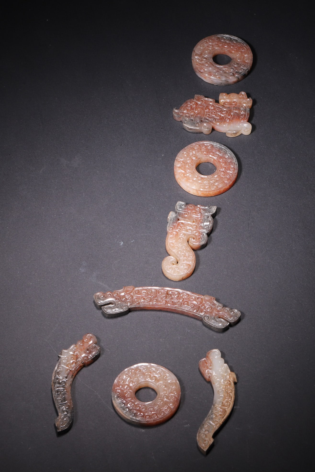 A Set Of Jade Pendant Ornaments-Warring States Period (1 of 8)
