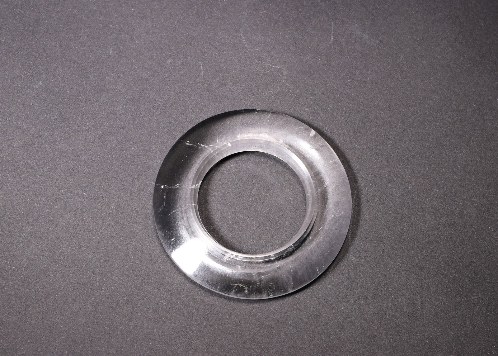 A Rock Crystal Ring, Warring States-Han Dynasty (1 of 4)