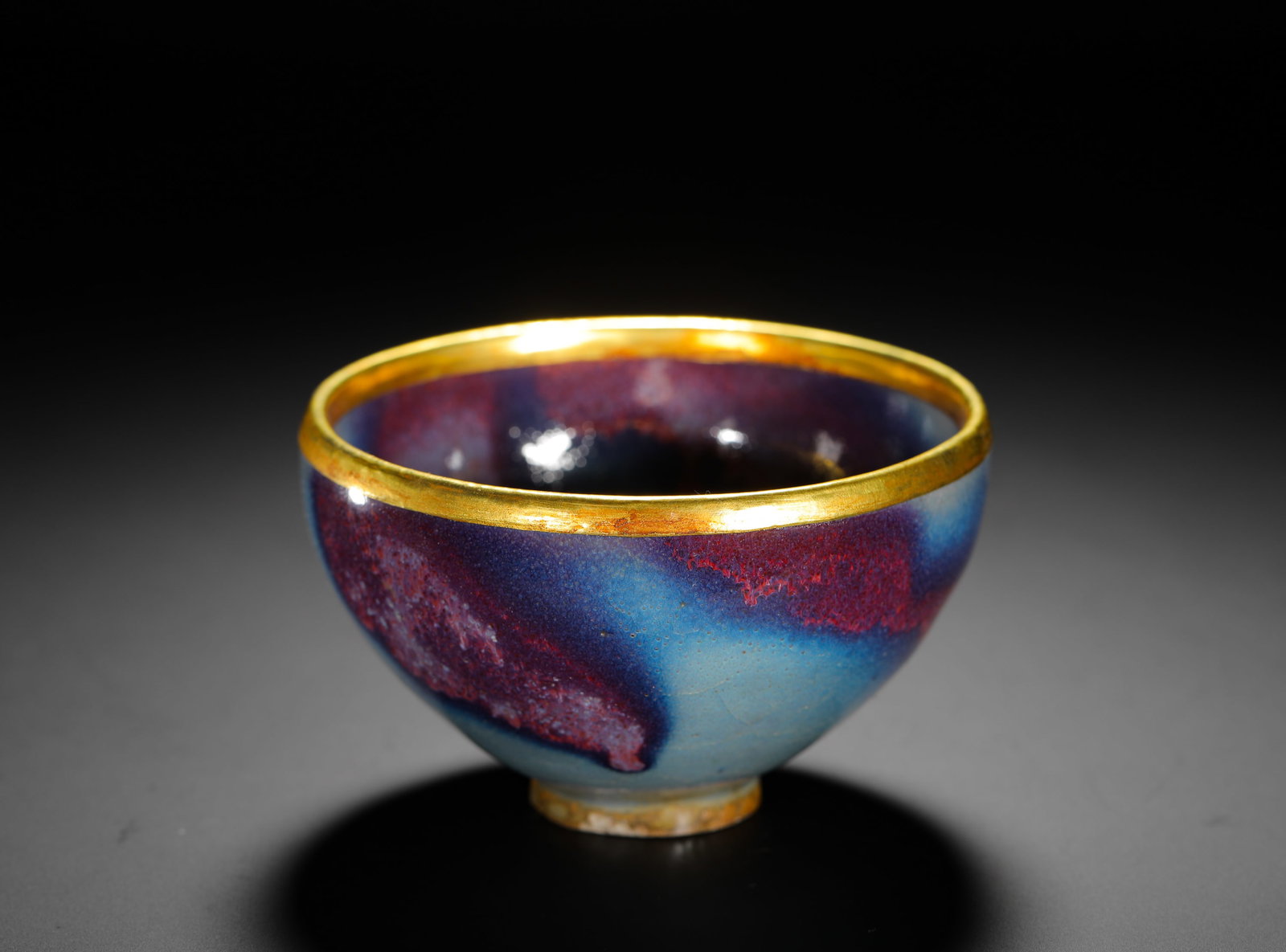 SONG DYNASTY JUN KILN ROSE PURPLE GLAZED GOLD-MOUTHED TEA CUPS (1 of 9)