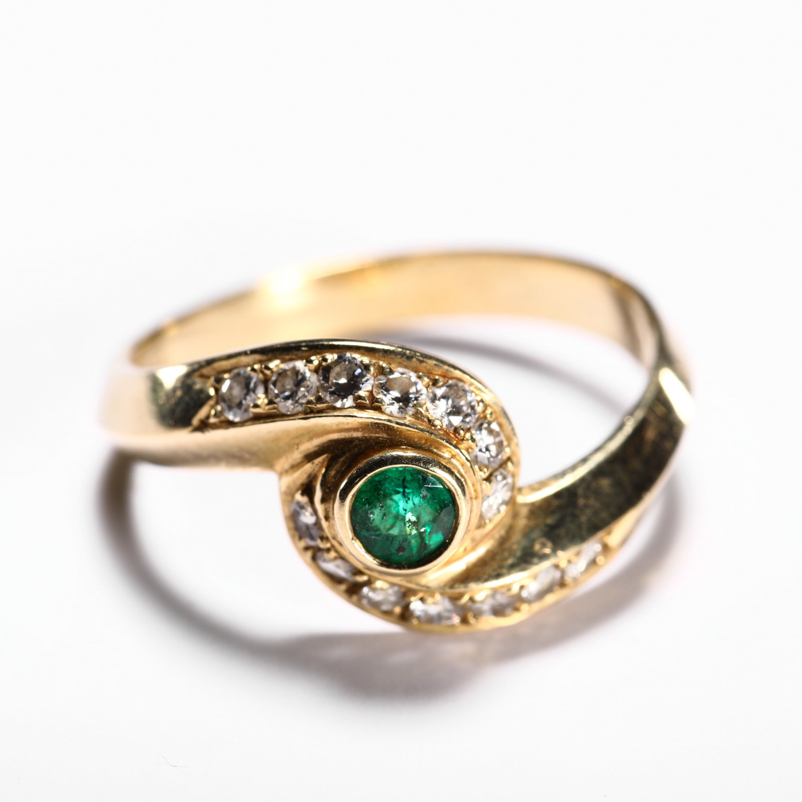 18K EMERALD RING - 3