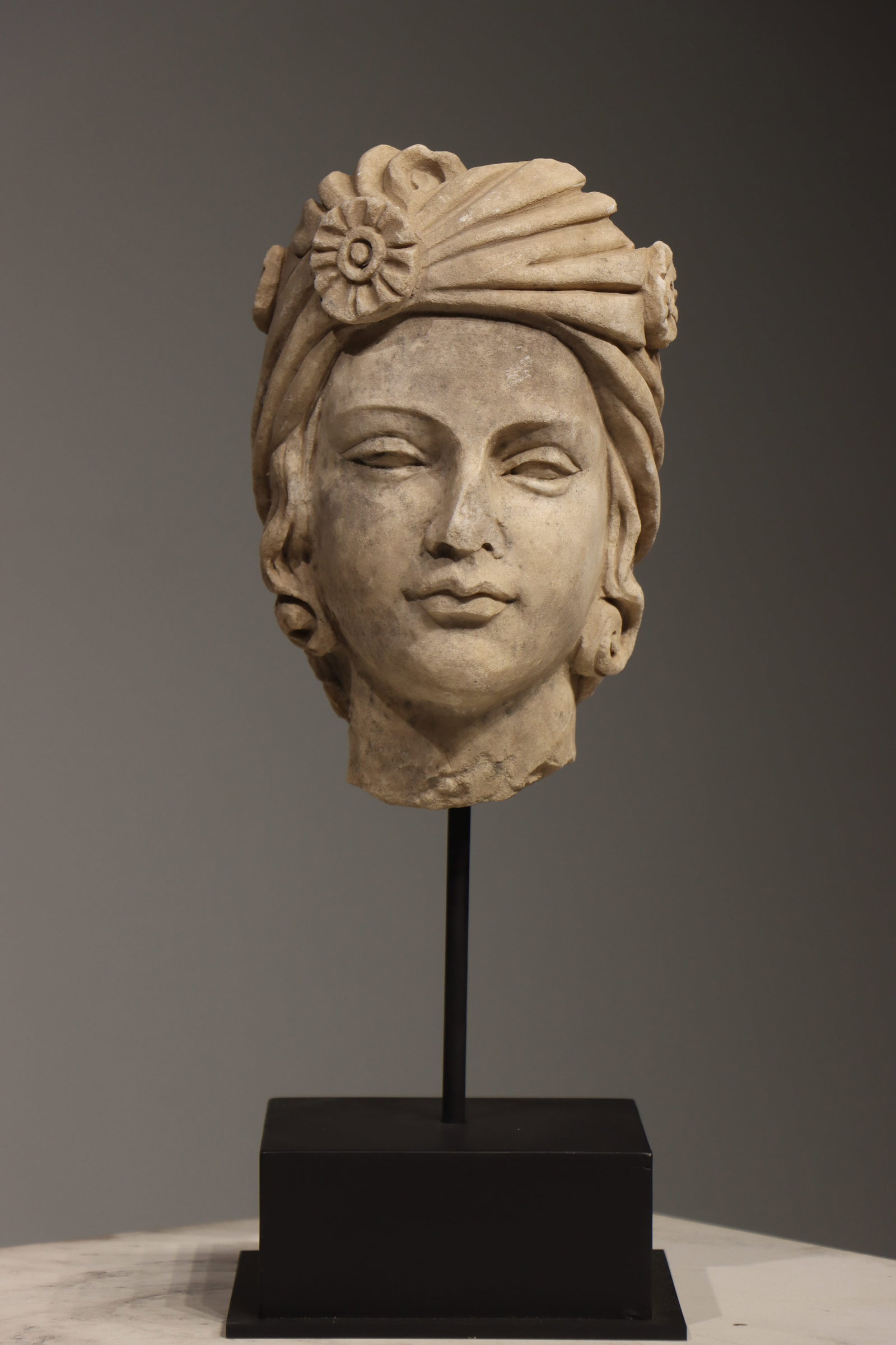 A 6TH-CENTURY GANDHARA STONE STATUE OF A BODHISATTVA (1 of 6)