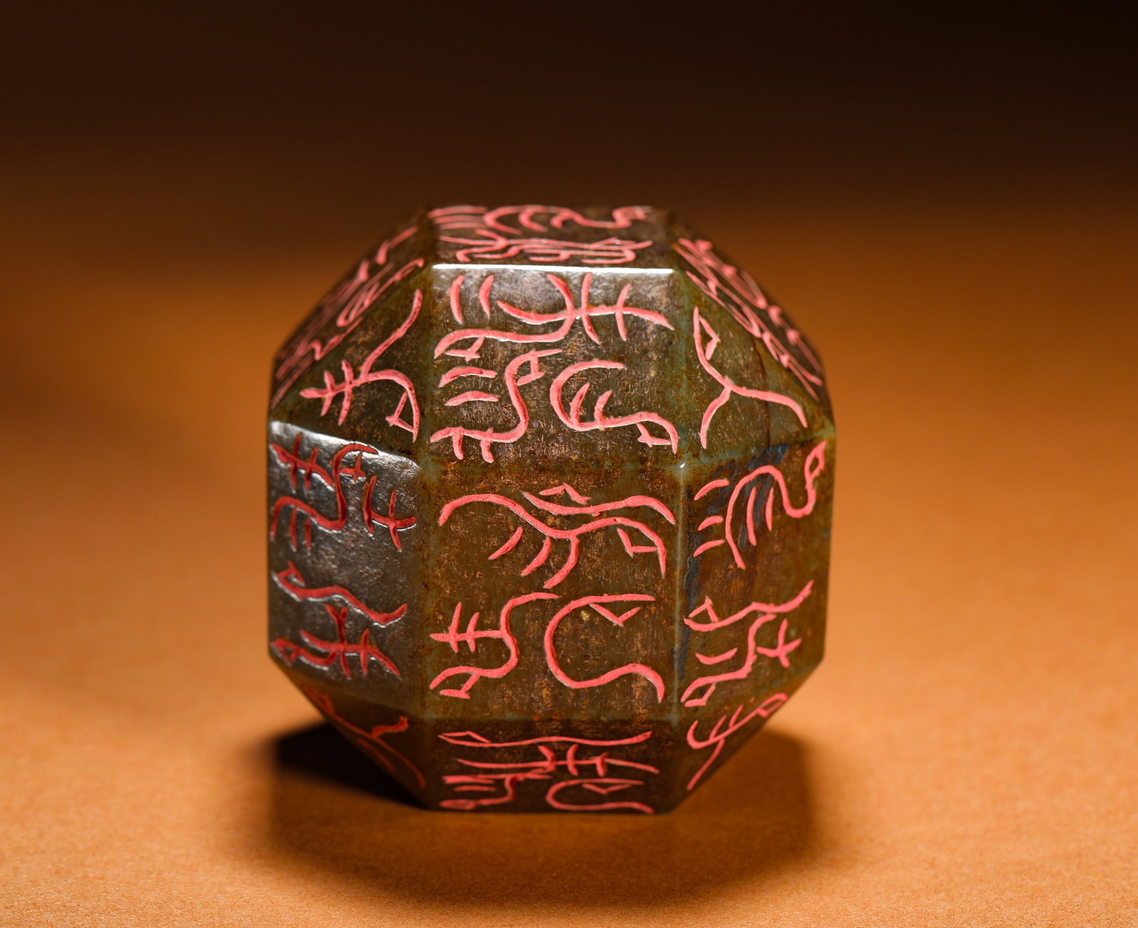 SUI DYNASTY POLYHEDRAL JADE SEAL (1 of 9)