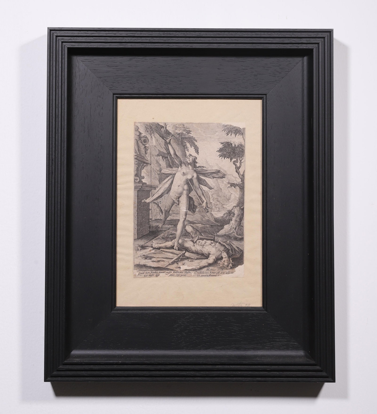 THE DEATH OF PYRAMUS AND THISBE(1558-1617) (1 of 7)