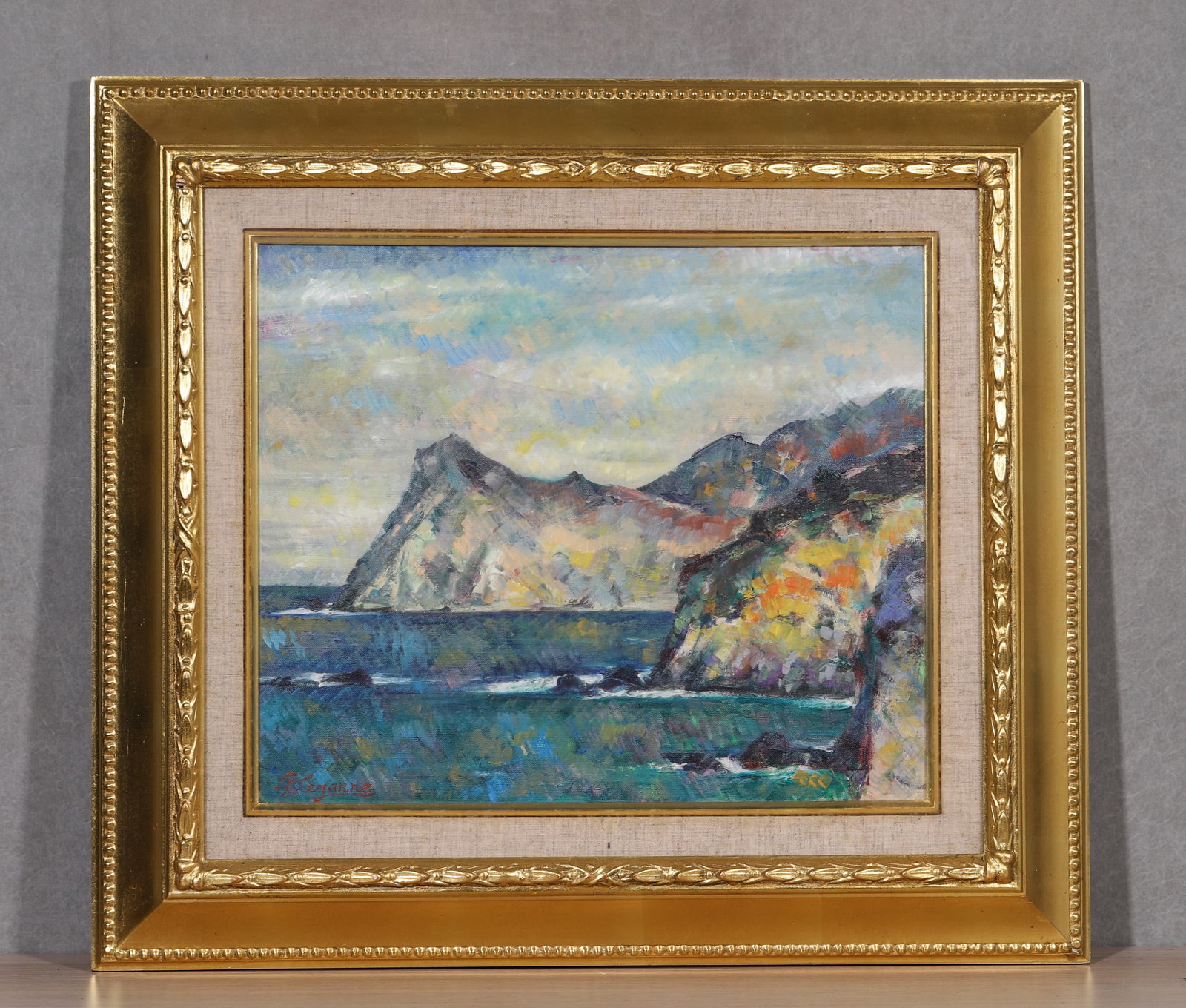 PAUL CEZANNE,FRENCH,(1839-1906),ATTRIBUTED TO,OIL ON CANVAS, ORIGINAL PERIOD FRAME (1 of 6)