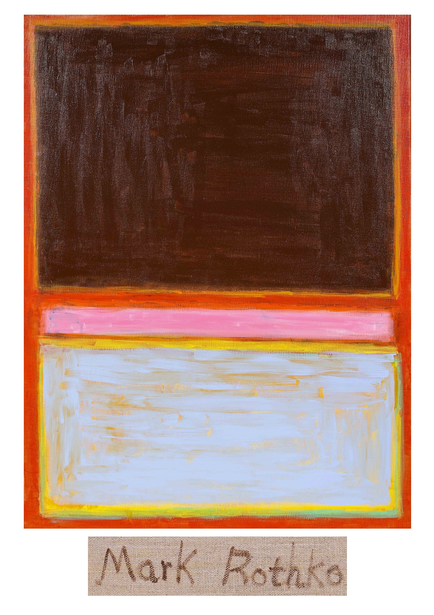 Wayne Thiebaud (American, 1920 2021), Attributed To, Oil On Canvas: 80x60cm (31.50"x23.62")Mark Rothko was a towering figure of Abstract Expressionism and a pioneer of Color Field painting, whose immersive, large scale compositions of floating rectangular colour block