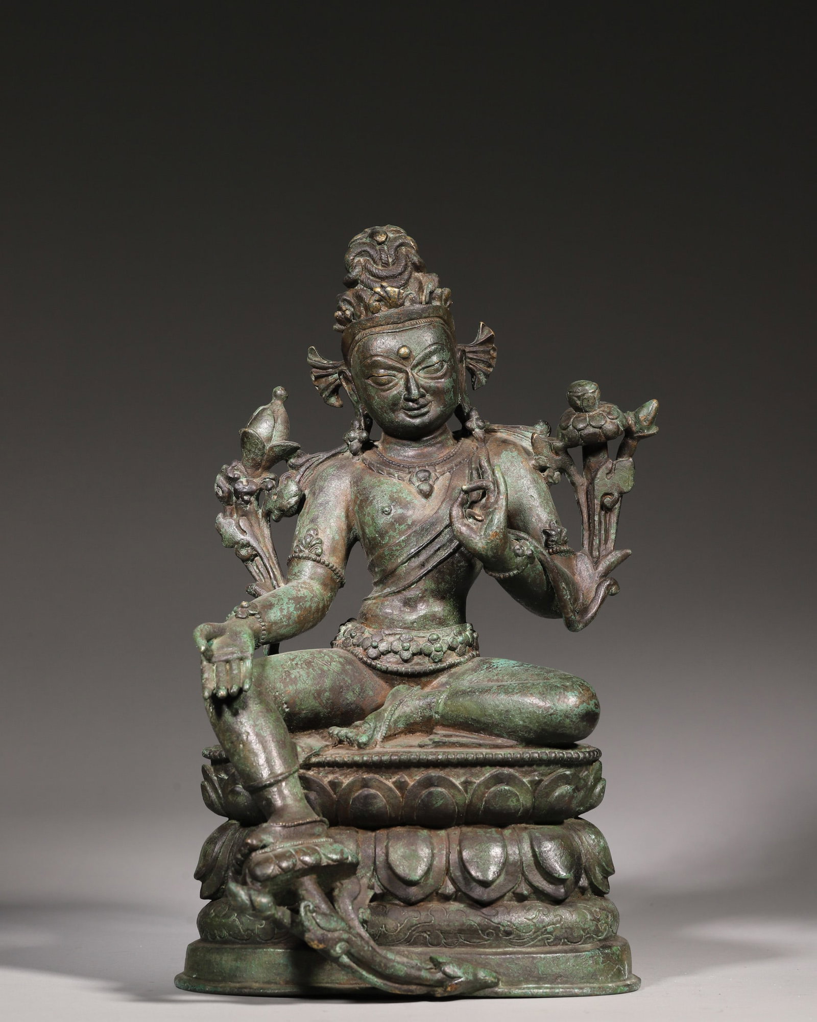 A Bronze Figure Of Green Tara, Qing Dynasty (1 of 10)