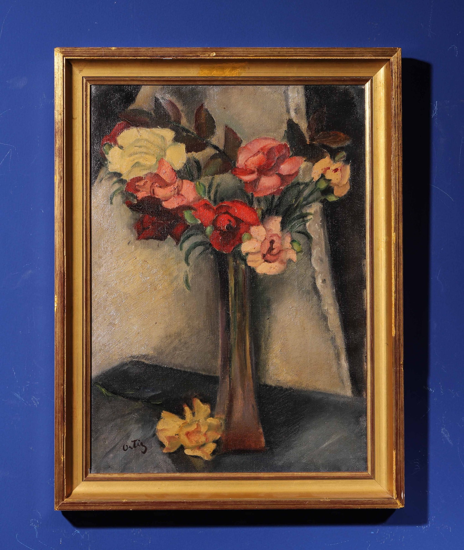 Manuel Ortiz De Zarate, Floral Still Life 1887??1946: Source: European GalleryBasic Biography9 October 1887 ?C 28 October 1946A pioneering Chilean Cubist painter, he was born in Como, Italy, into a Chilean musical family. He was a close contemporary frie