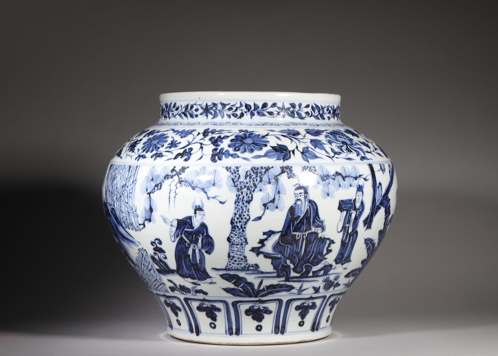 Blue And White Jar With Narrative Figural Scene, Yuan Dynasty (12711368 Ce) (1 of 8)