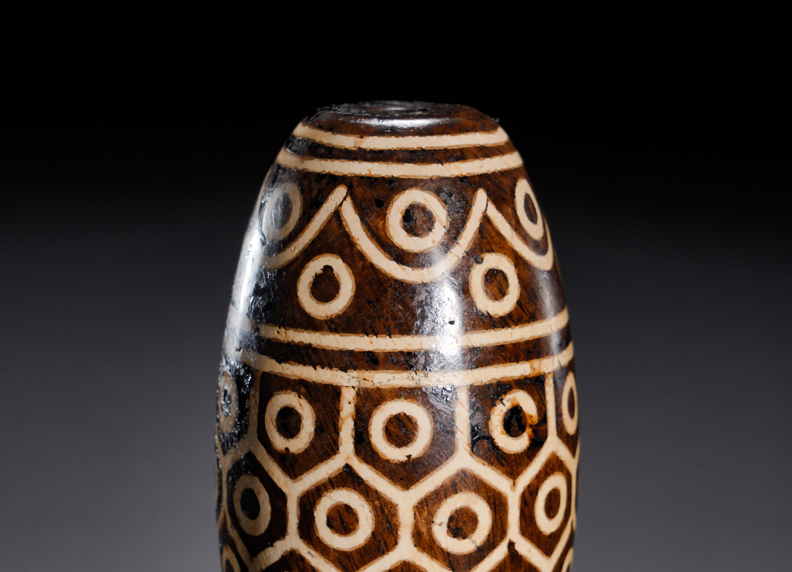 Turtle-Shell Multi-Eyed Dalot Beads - 2