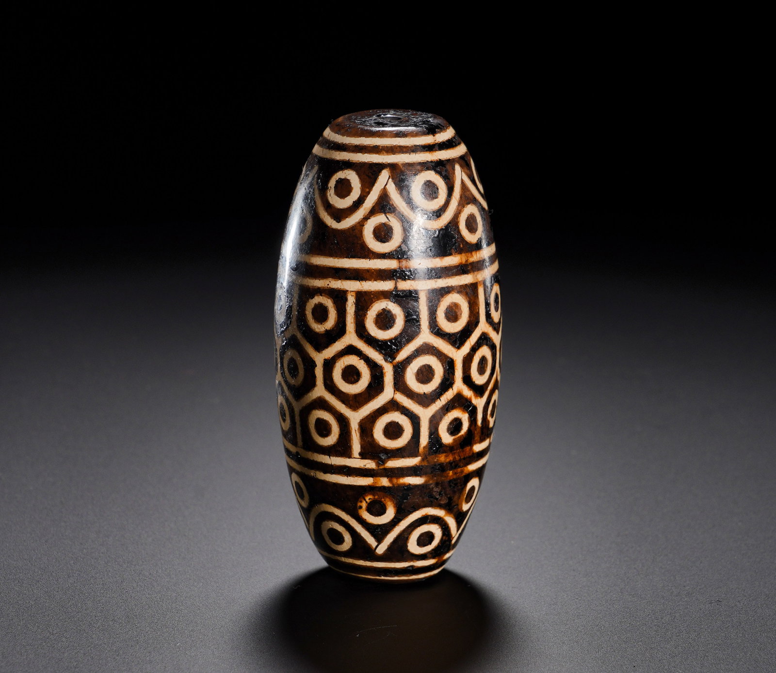 Turtle-Shell Multi-Eyed Dalot Beads - 7