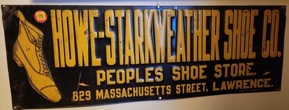 Original. Tin Embossed Advertising Sign for (1 of 1)