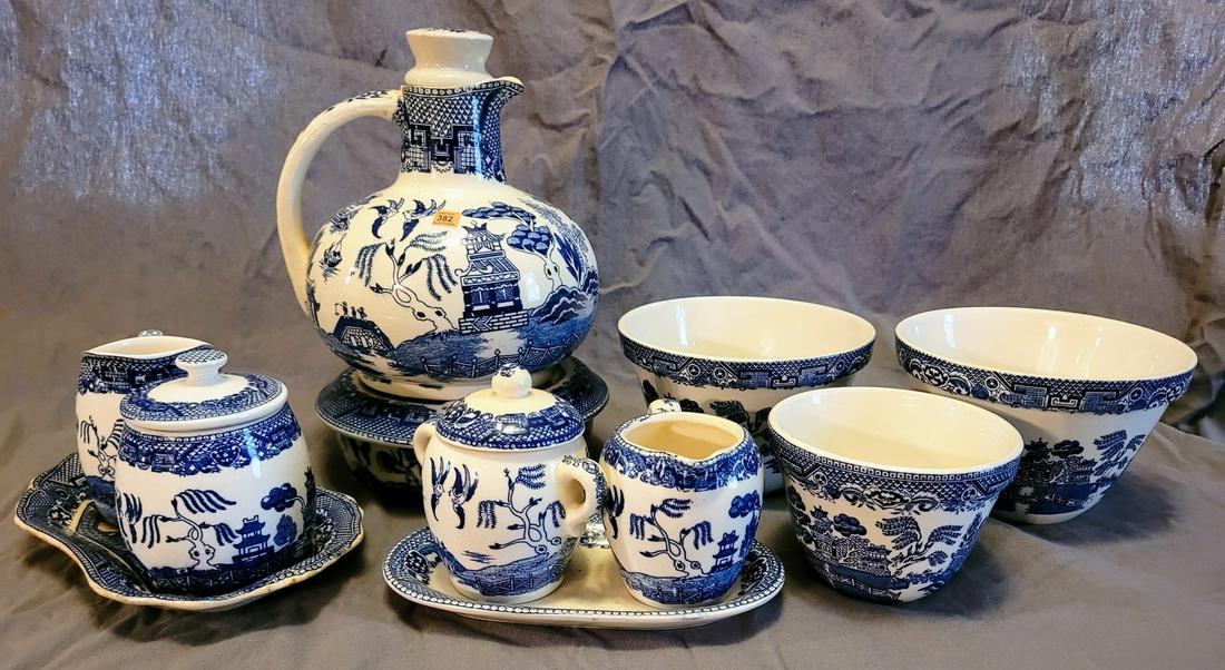 (11) pcs. Blue Willow - some rare pcs. (1 of 1)