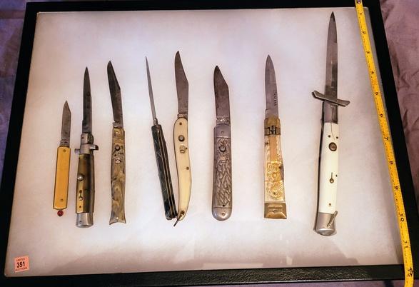 (8) Knives - Edgemaster, Sharp's, Presto, B. Schrade, (1 of 1)