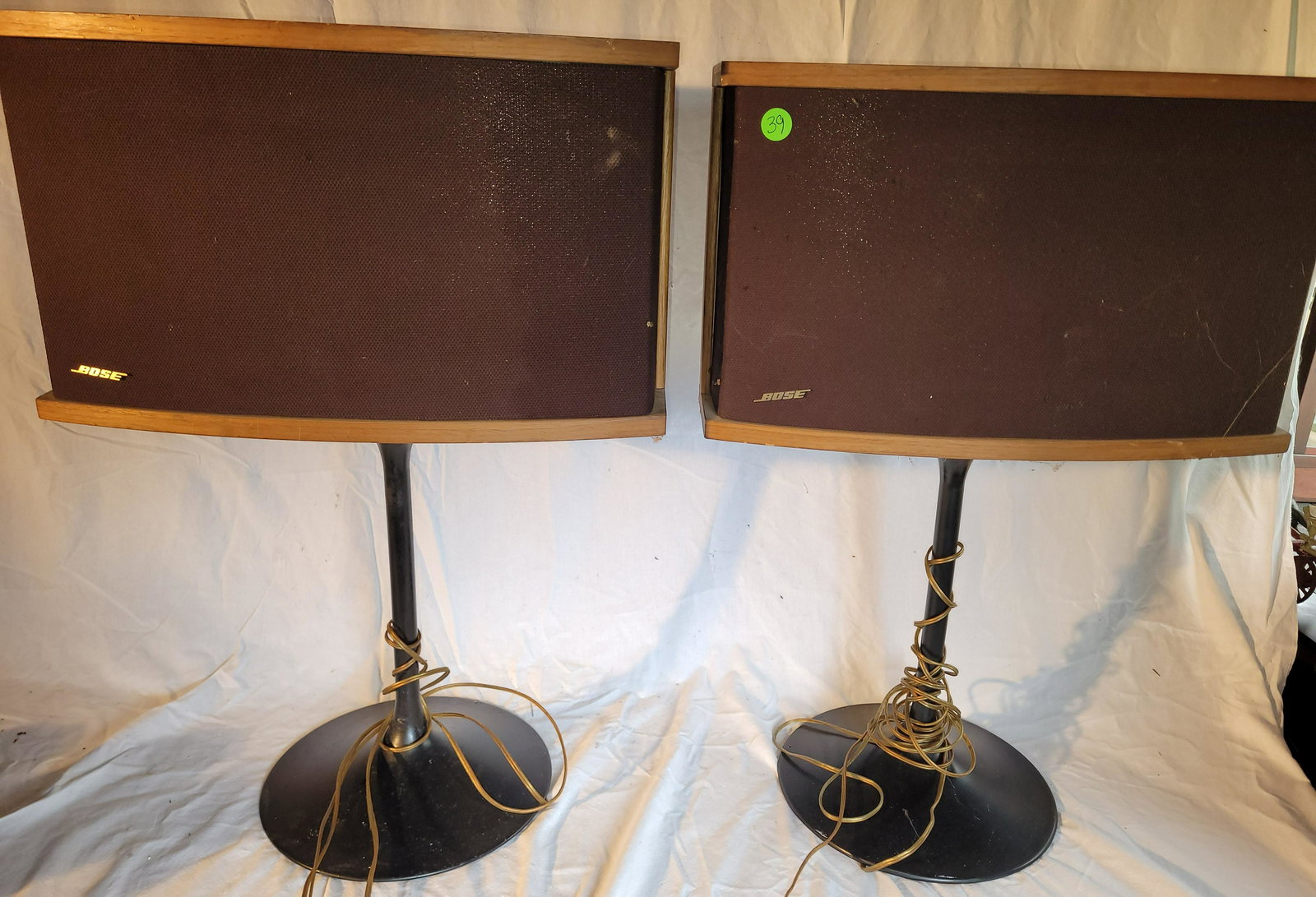 Bose 901 Series vintage speakers and original stands (1 of 3)