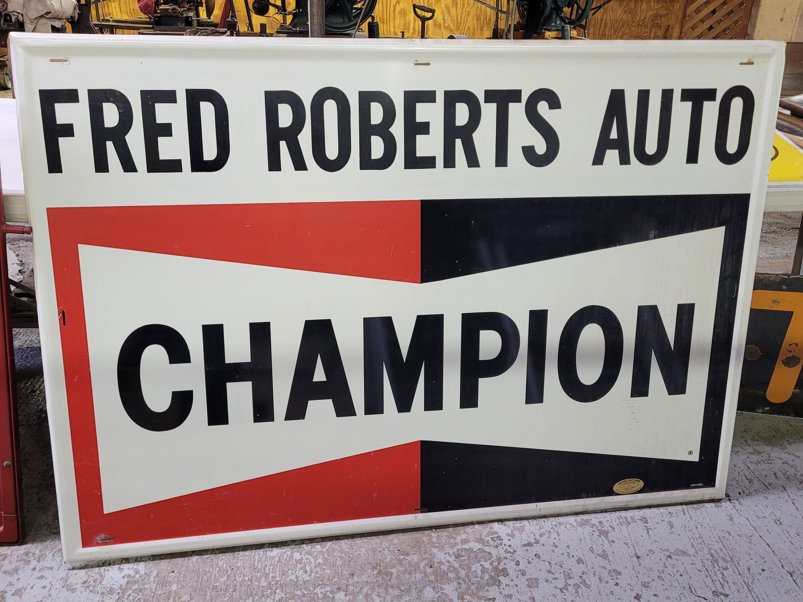 Metal Champion Dealer Sign (1 of 2)
