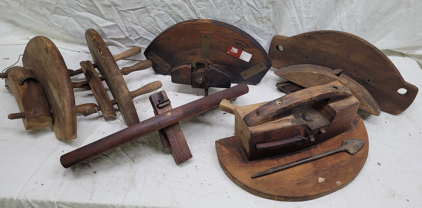 (6) L.J.White Wooden Curved Barrel Making Plow Plane Mannebach Bros (1 of 6)