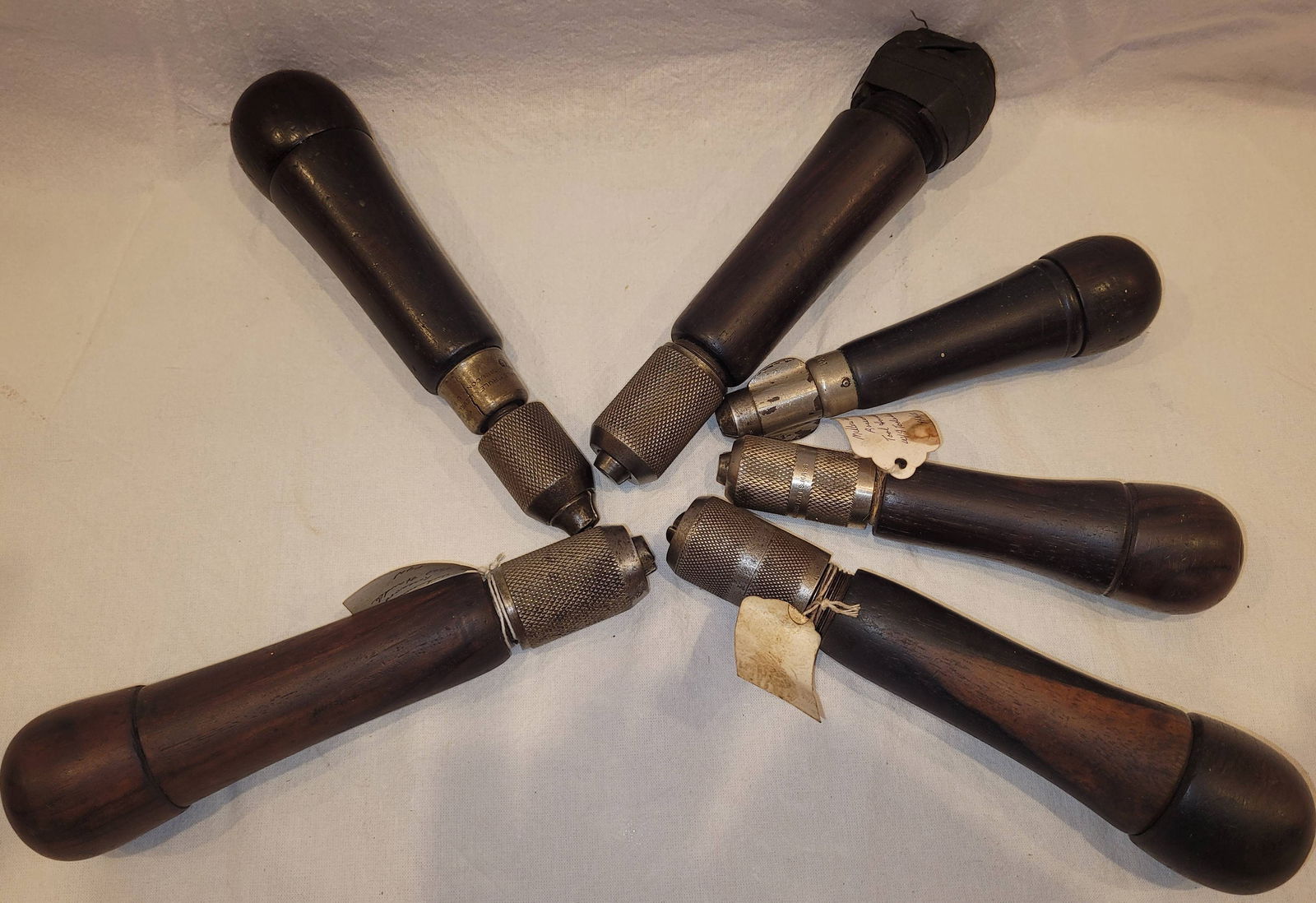 (6) Miller's Falls Tool Handles with Tools-Some Rosewood (1 of 1)