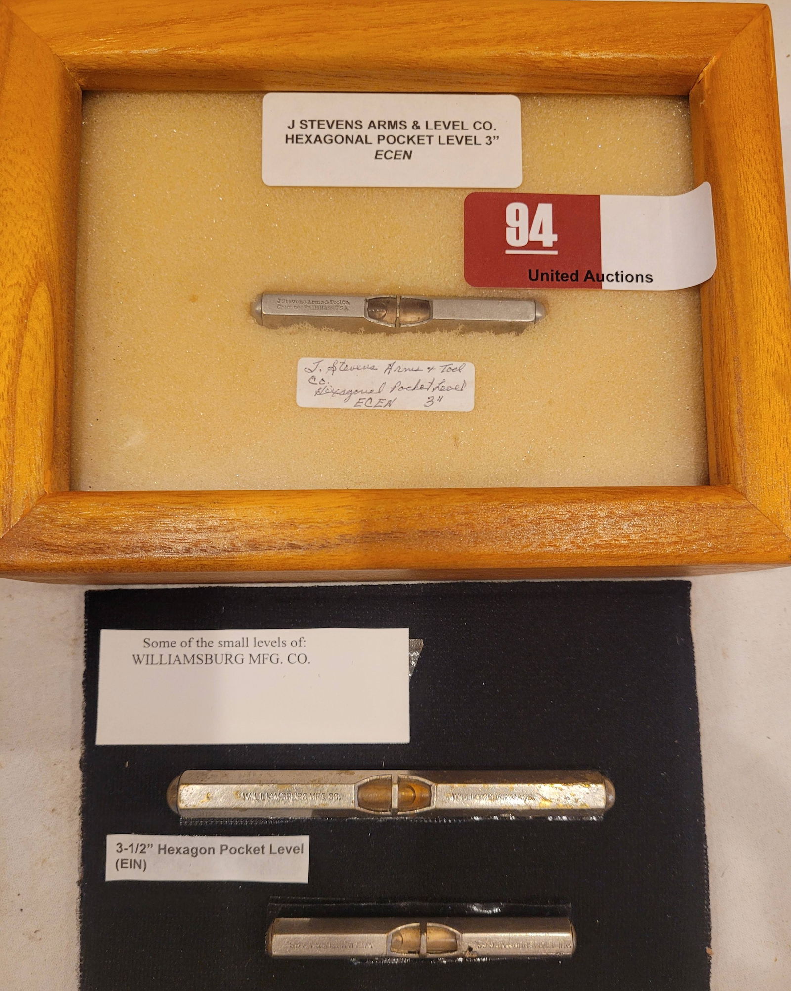 J.Stevens Hexagon Pocket Level, Williamsburg Pocket Levels (1 of 1)