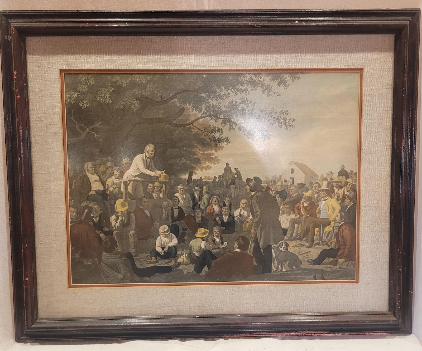 Stump Speaking Gogoo Bingham 1946 Print (1 of 1)