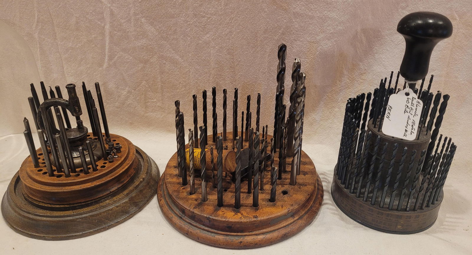 Drill Indexes and Bits - Standard Tool, Alemite, and Beautiful Unknown Maker w/Glass Dome (1 of 3)
