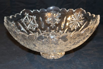 Waterford Crystal Designers Gallery - Snow Crystals Centerpiece - Signed 672/4500