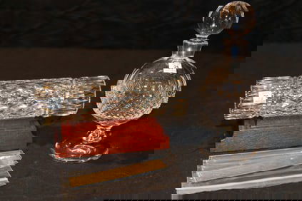 Waterford Crystal - Colleen Perfune Bottle, Scroll Holder