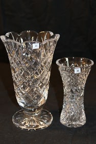 Waterford Crystal - 8.5 Vase, 6" Vase