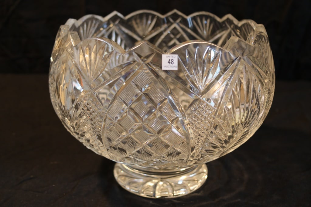 Waterford Crystal Designer Studio - F.C. 10" Centerpiece - Signed - 5/25: 7-3/4"x10"