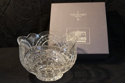 Waterford Society Crystal - W.S. White House Bowl - Signed - 217/1000 200th Anniversary
