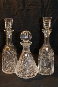 Waterford Crystal - Araglin Decanter 10", Archive Decanter 13", Archive Decanter 13"