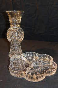 Waterford Crystal - Lismore 3ft Dish, Madeline 9" Vase